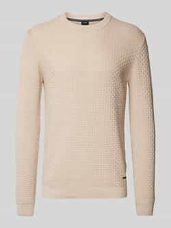 JOOP! Collection Gebreide pullover met ronde hals model 'Wanjo'