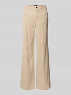 Marc Cain Wide fit corduroy broek met lyocell