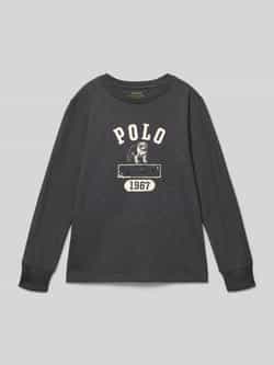 Polo Ralph Lauren Teens Shirt met lange mouwen en labelprint