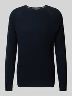 OLYMP Level Five Gebreide pullover met ribboorden