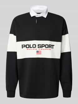Polo Ralph Lauren Sweatshirt met polokraag en labelprint