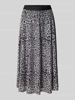 Comma Midirok in all-over look met elastische band