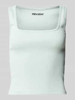 Review Tanktop met vierkante hals