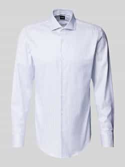 Boss Slim fit zakelijk overhemd met haaikraag model 'Hank'