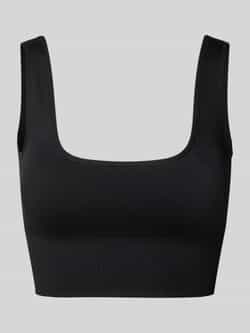 BORN LIVING YOGA Korte top met vierkante hals model 'Yami'
