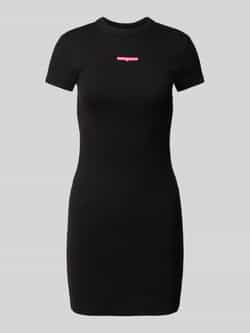 Tommy Jeans Smalle mini-jurk van ribstof