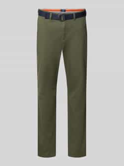 MCNEAL Slim fit chino met riem