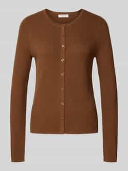 Christian Berg Woman Gebreide cardigan met structuurmotief