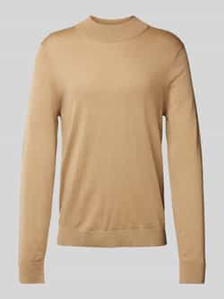 Selected Homme Gebreide pullover met opstaande kraag model 'TRAY'
