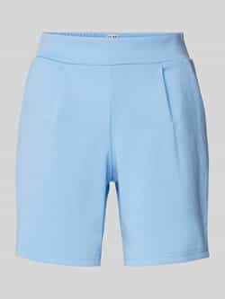 Ichi Regular fit korte broek met bandplooien model 'Kate'