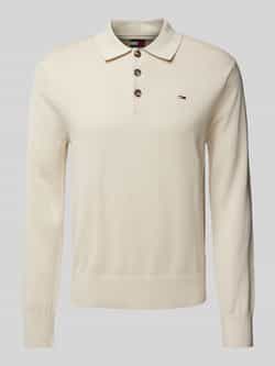 TOMMY JEANS Heren Polo's & T-shirts Tjm Slim Essential Polo Sweater Beige