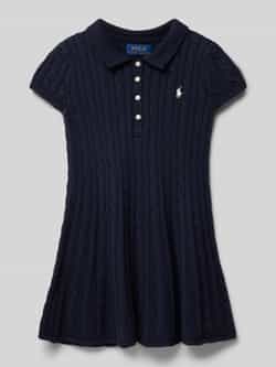 Polo Ralph Lauren Teens Gebreide jurk met kabelpatroon