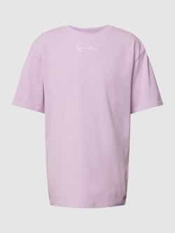 Karl Kani T-shirt met label- en motiefprint aan de achterkant
