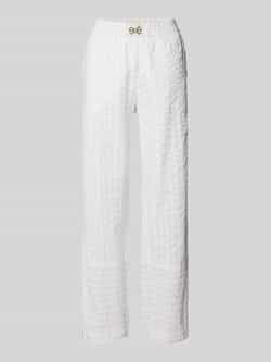 Esmé studios Regular fit stoffen broek in kreuklook model 'Candy'