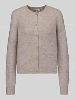 Pieces regular fit gebreid jack met wol model 'MALOU'