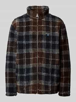 Barbour Regular fit fleecejack met opstaande kraag model 'TARTAN'