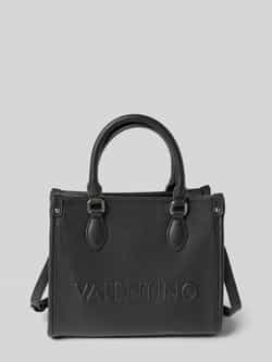 Valentino by Mario Valentino Zwarte Leren Schoudertas Rised Re Black Dames