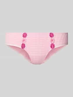 MARIE JO Slip met gebloemde siergarnering model 'Avero'