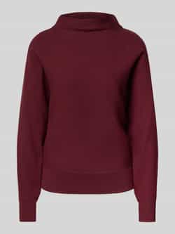 Zero Gebreide pullover van viscosemix met opstaande kraag