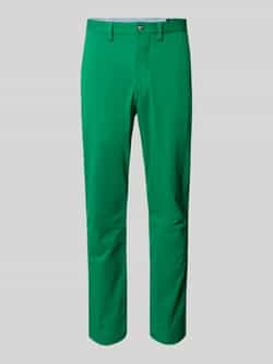 Polo Ralph Lauren Regular fit chino met knoop- en ritssluiting