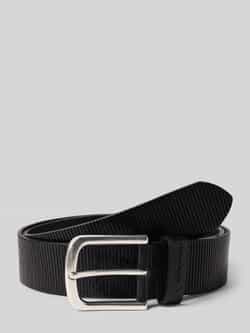 Tom Tailor Leren riem TTROY 4 cm brede herengordel ideaal voor jeans en chino tot