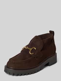 Marc O'Polo Loafers van echt suède model 'PHIA 17B'