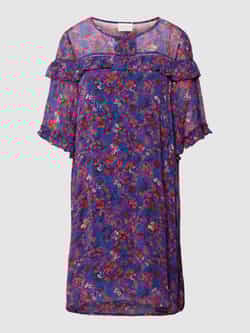 Atelier Reve Mini-jurk van viscose met ruches model 'LAURI'