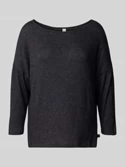 QS Gebreide pullover met extra brede schouders model 'Missoni'