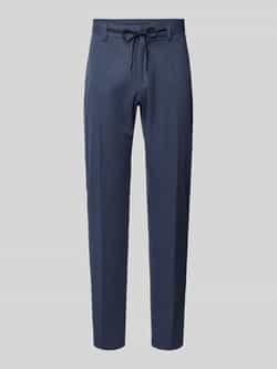 S.Oliver BLACK LABEL Regular fit pantalon met persplooien