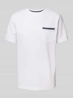 Christian Berg Men T-shirt met opgestikte borstzak