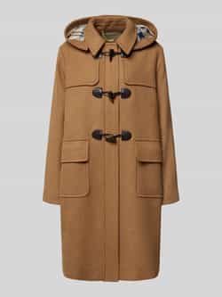 Barbour Comfort fit houtje-touwtjejas van wolmix model 'MELODY'