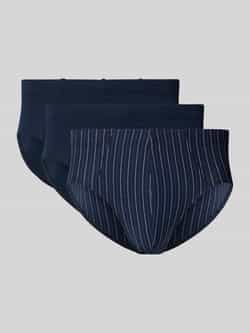 Schiesser Slim fit slip van katoenmix in een set van 3 stuks model 'Supermini'