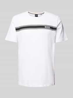 BOSS T-shirt Urban T-Shirt 102 met contraststrepen