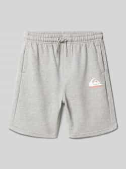 Quiksilver Regular fit sweatshorts met labelprint model 'EASY DAY'