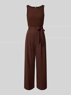 Zero Relaxed fit jumpsuit met viscose en een tailleband