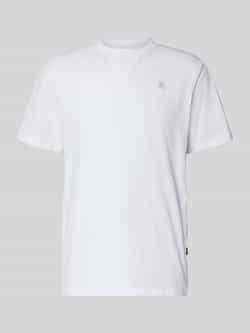 G-Star Raw T-shirt met labelstitching en ronde hals