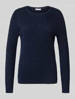 Christian Berg Woman Gebreide pullover met kabelpatroon