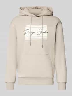 Tom Tailor Denim Regular fit hoodie van katoenmix