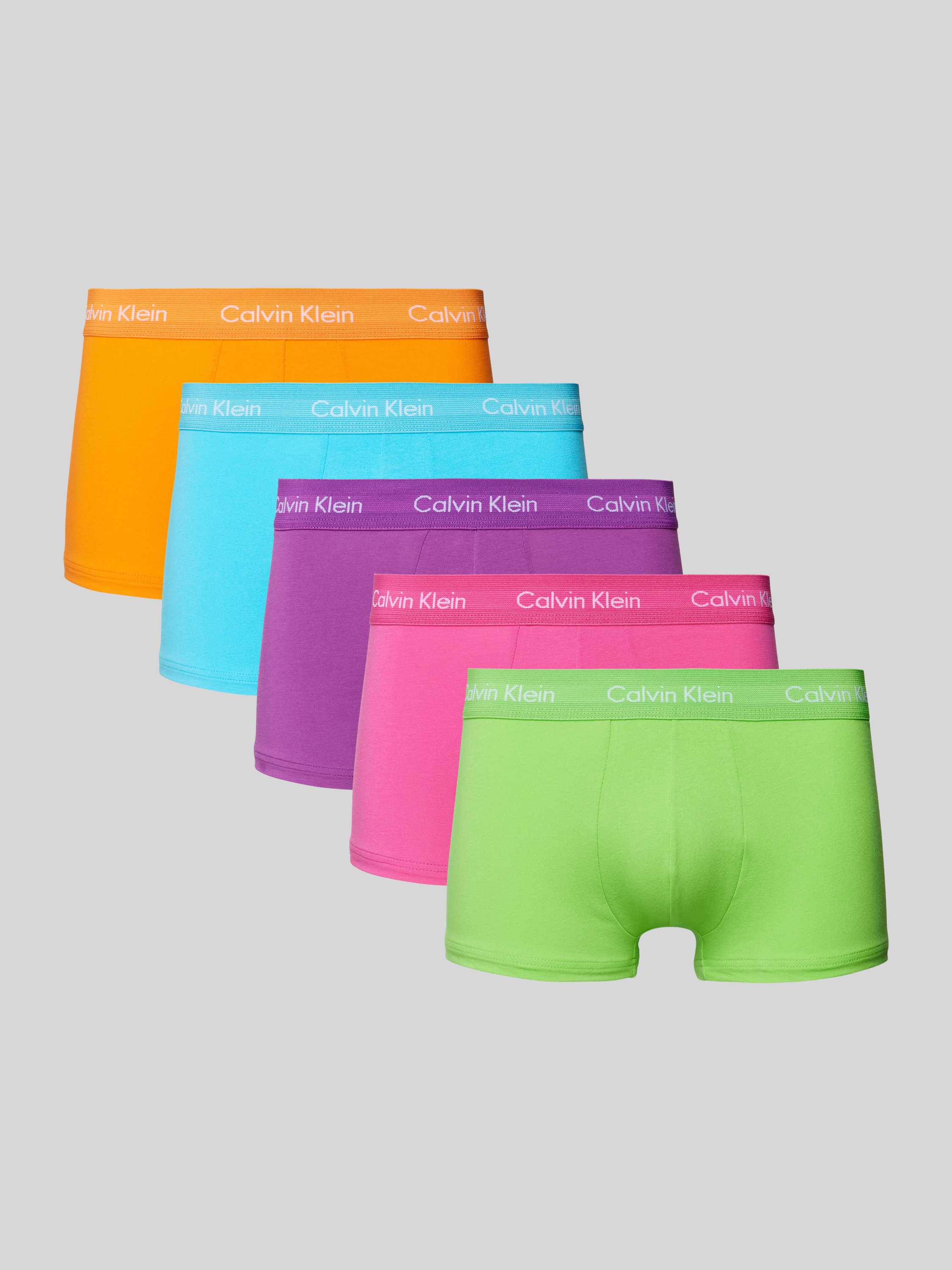 Calvin Klein Underwear Boxershort met elastische band met logo in een set van 5 stuks