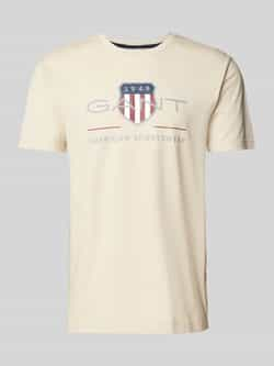 Gant T-shirt met labelprint model 'ARCHIVE'