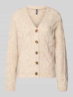 Pieces Regular fit gebreid jack met wol model 'NINA'