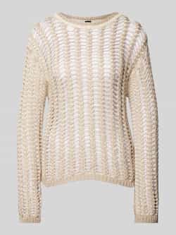Stefanel Gebreide pullover met broderie anglaise model 'NICK'