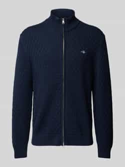 Gant Gebreid jack met ritssluiting