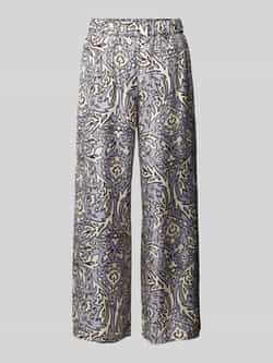 Weekend Max Mara Loose fit broek met motiefprint model 'EUSEBIO'