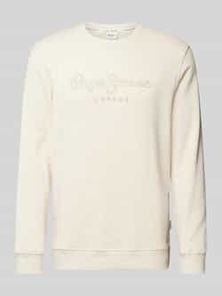 Pepe Jeans Sweatshirt met labelstitching model 'Nouvel'