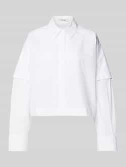 Ivy Oak Overhemdblouse met blinde knoopsluiting model 'ELVIRA'