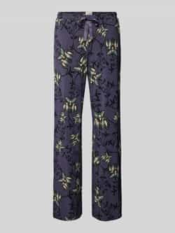 Schiesser Relaxed fit pyjamabroek met all-over bloemenprint model 'Relax'
