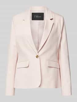 S.Oliver BLACK LABEL Slim fit blazer van katoenmix