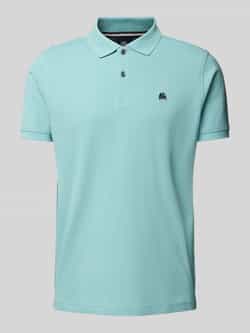 Lerros Shirt met korte mouwen met logoborduursel op borsthoogte