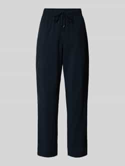 Opus Straight leg stoffen broek met tunnelkoord model 'MEFINI'